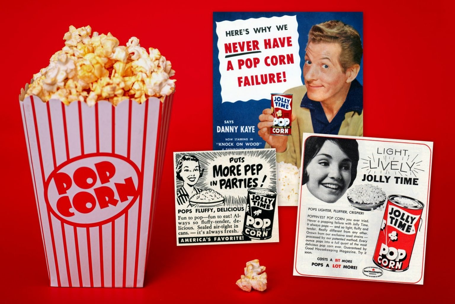 See how Jolly Time popcorn used to come in cans Click Americana