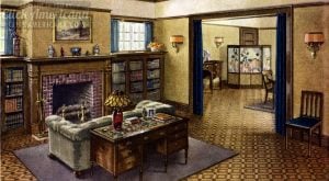 1920s home decor: See a 1920s living room