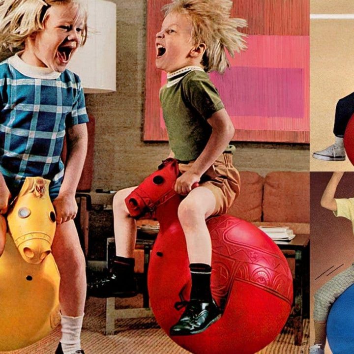 See vintage Hoppity Hop and Hoppity Horse toys