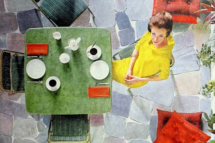 See vintage card tables