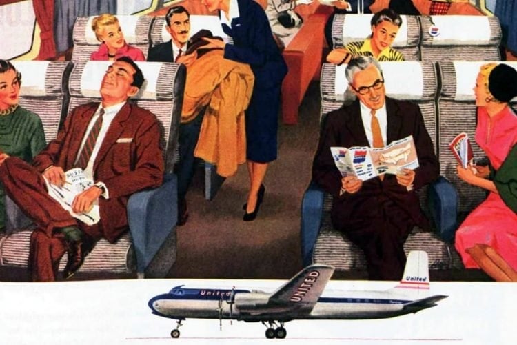 See What United Airlines Flights In The 50s Were Supposed To Be