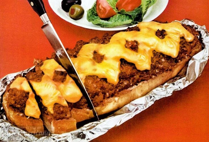Sep 19 1960 Meatloaf dinner on bread food 001