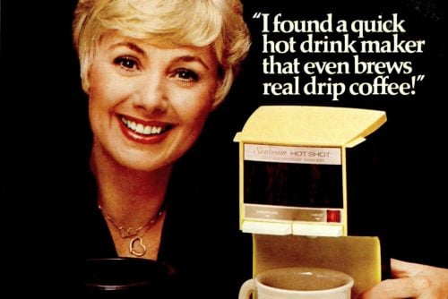 Shirley Jones for Sunbeam Hot Shot II hot coffee drink maker - 1977 (1)