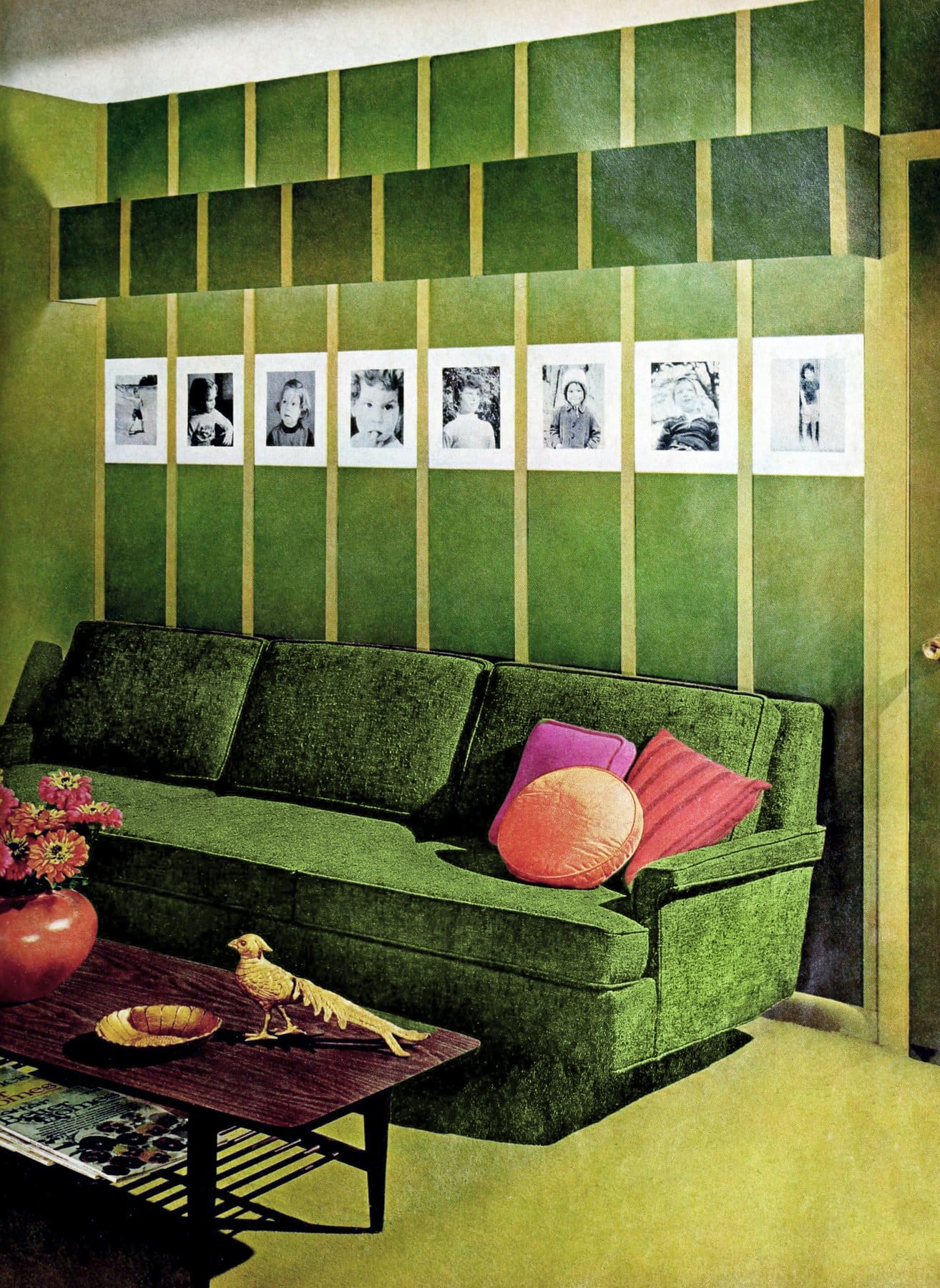 Simple molding vintage DIY living room wall decor