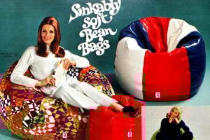 Sinkably Soft bean bags 1971
