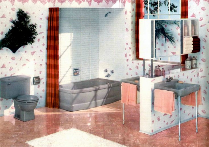 60 vintage '60s bathrooms: Retro home decorating ideas - Click Americana