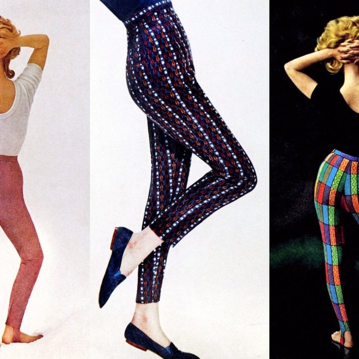 Slimming and sexy 1960s stretch pants
