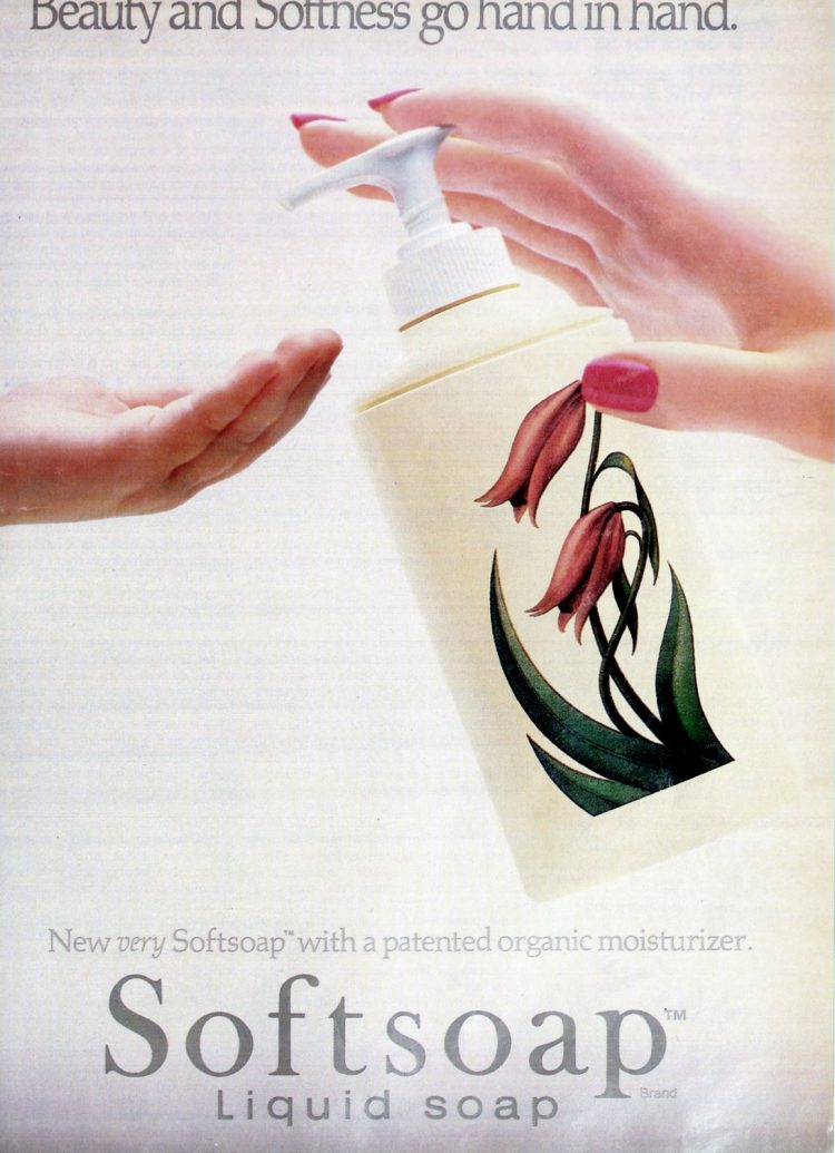 Vintage liquid hand soaps Why lots of people gave up bar soap in the