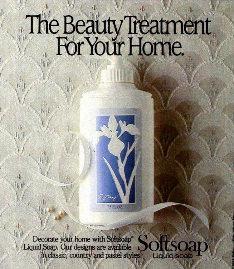 Vintage liquid hand soaps Why lots of people gave up bar soap in the
