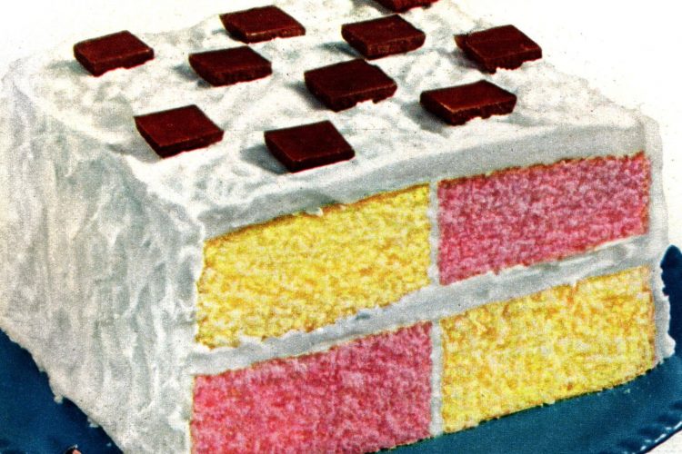 Square Dance Party Cake 1950 Click Americana