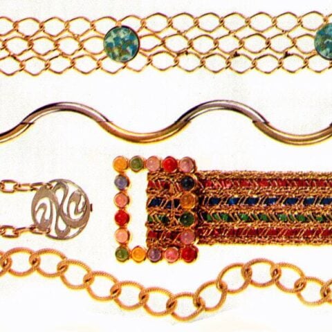 Super stylish '60s belts