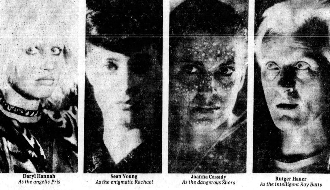 Blade Runner turned out to be one of the most influential sci-fi movies ever made (1982) 8 Supporting cast of Blade Runner movie from 1982