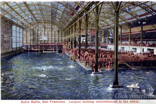 Sutro Baths bathing pools - San Francisco