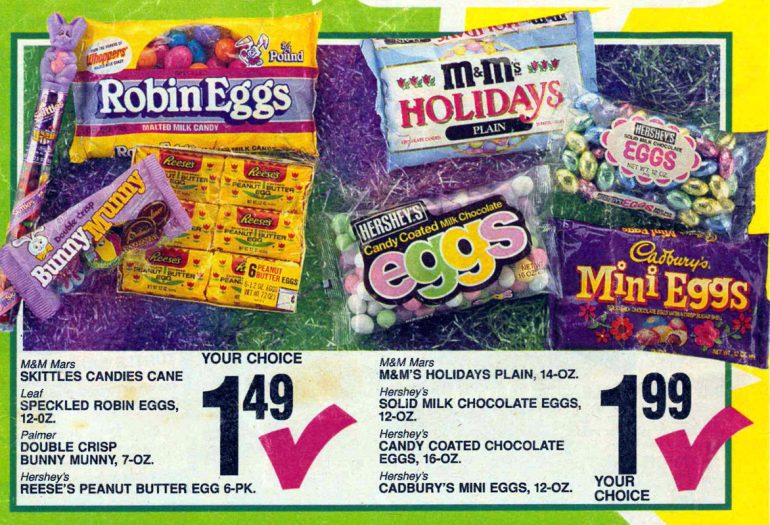 Retro Easter candy from the 70s, 80s & 90s remains some of the greatest