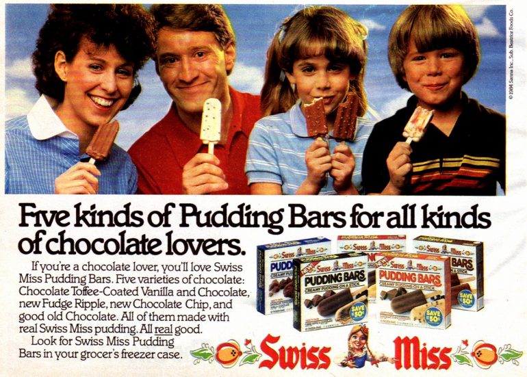 JellO Pudding Pops & other cool treats from the '80s new wave of