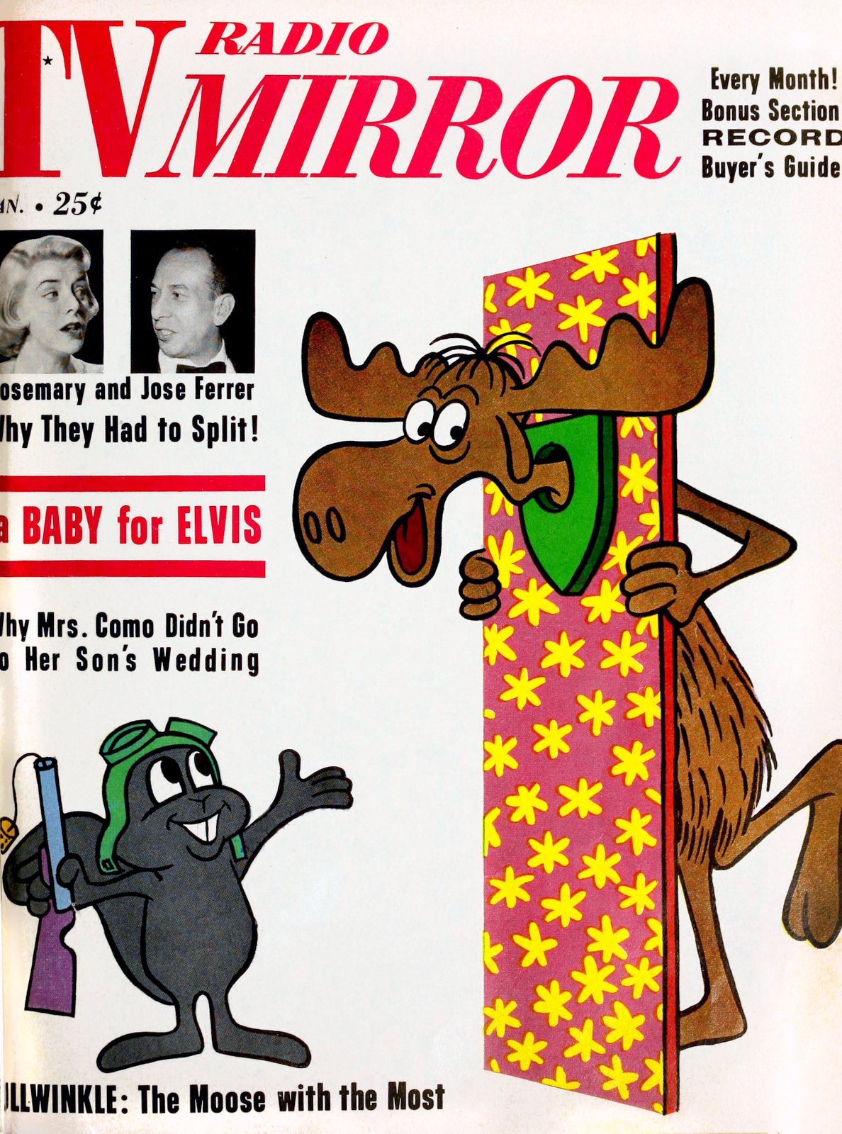 Rocky and Bullwinkle: How a moose & squirrel became TV's sneakiest, funniest satirists (1959-64) 8 TV Radio Mirror magazine 1962