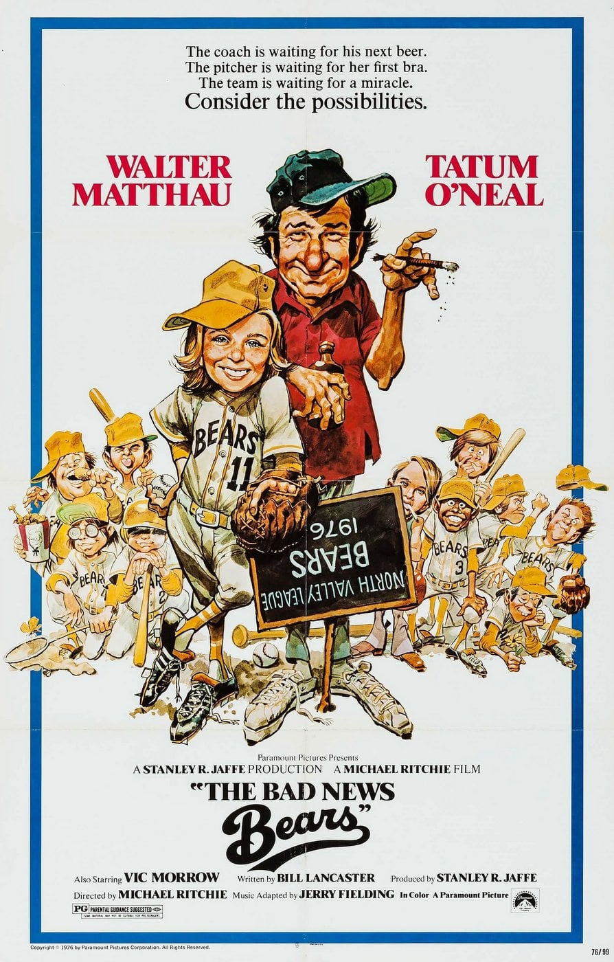 Bad News Bears: The scrappy Little League movie from 1976 that actually got kids right 7 The Bad News Bears movie poster 1976