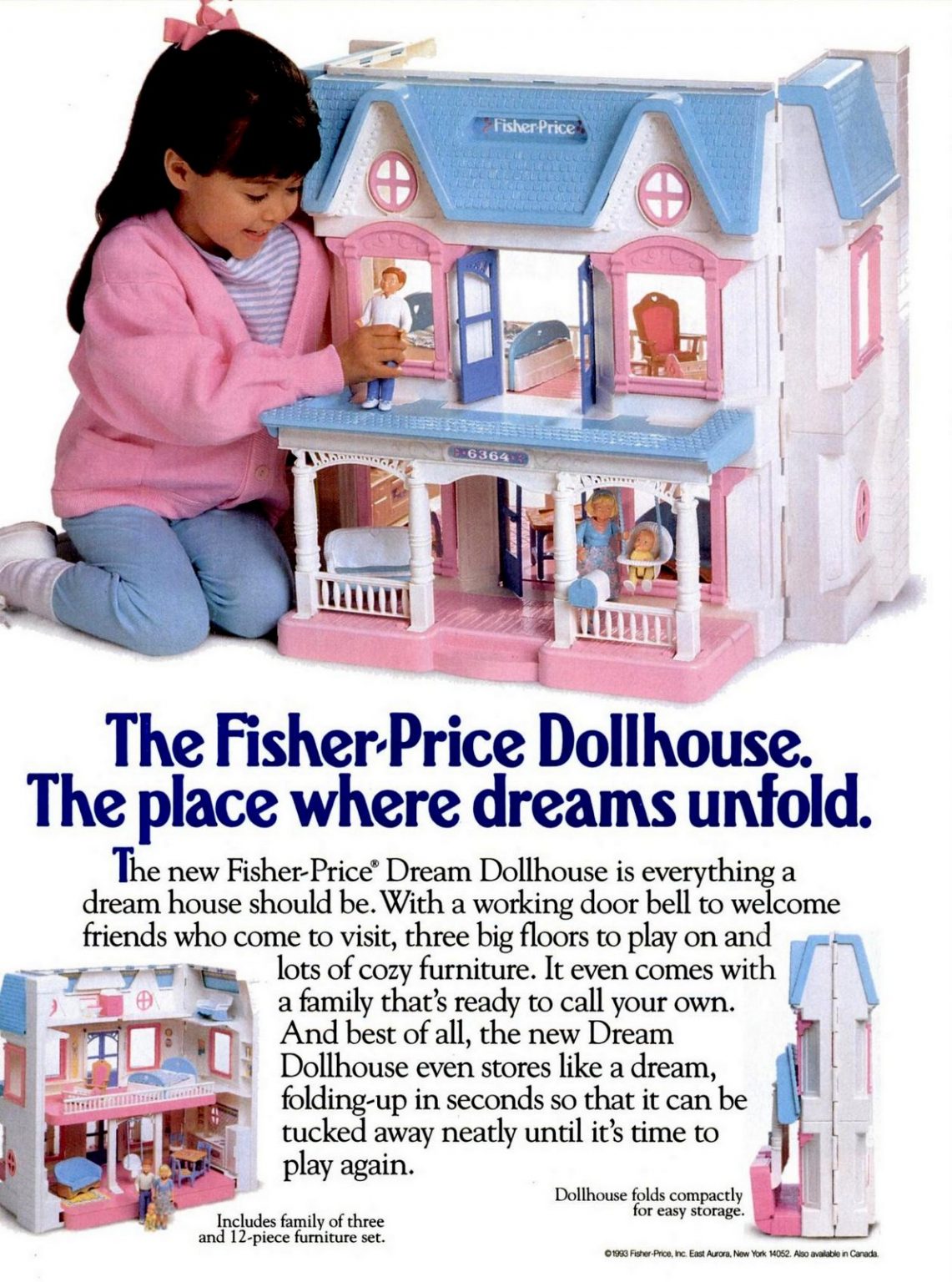 These vintage FisherPrice dollhouses offered hours of playtime fun