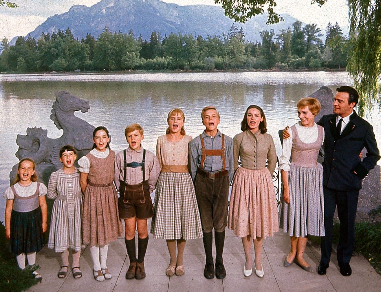 Julie Andrews in 'The Sound of Music' spread magic (1965) Click Americana