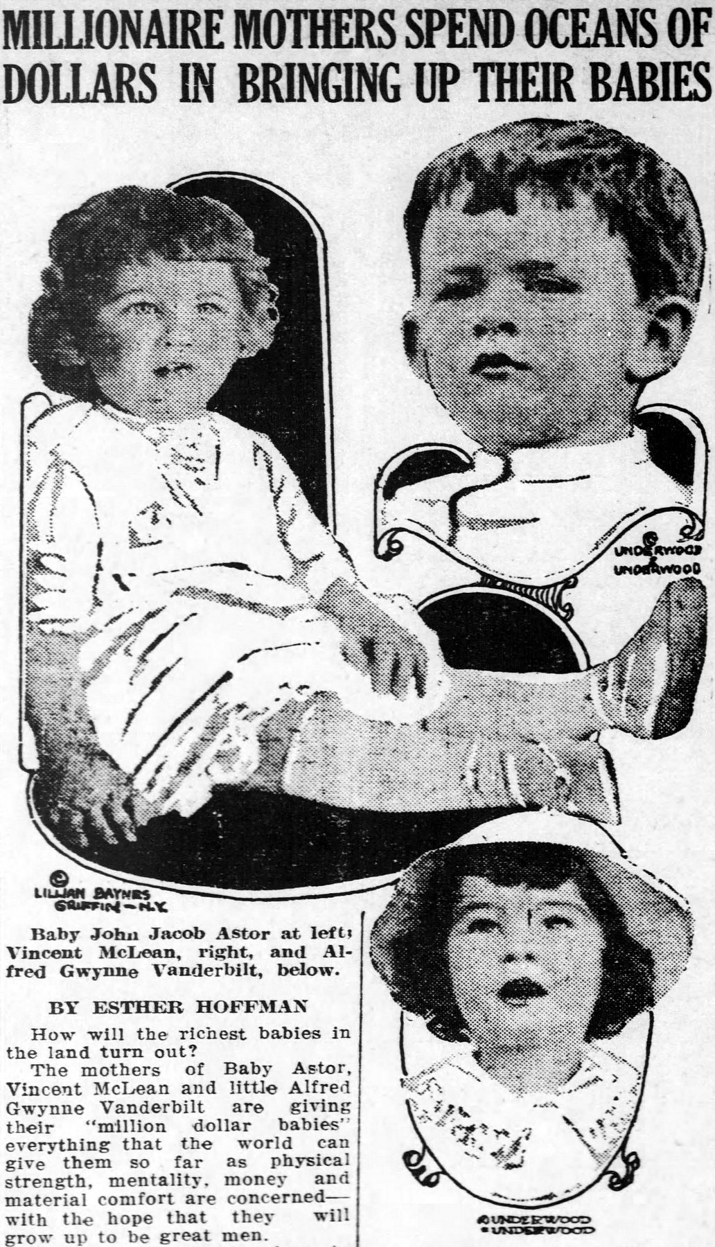 The children of the very rich (1915)