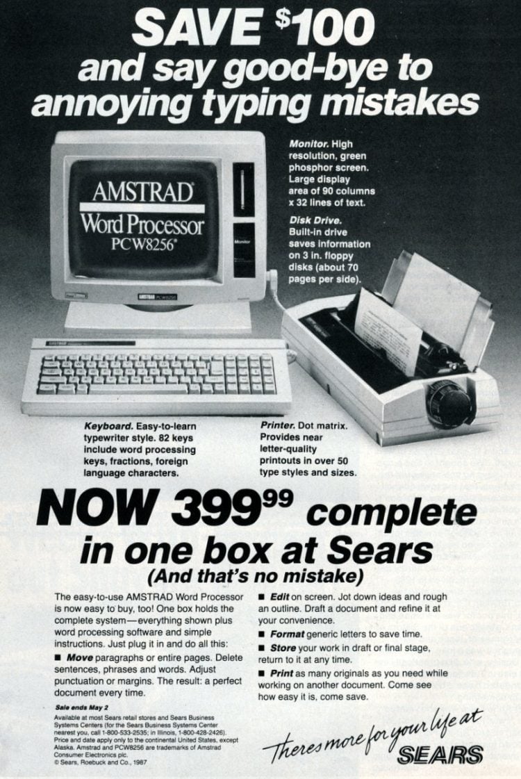 The easytouse Amstrad Word Processor (1987) Click Americana