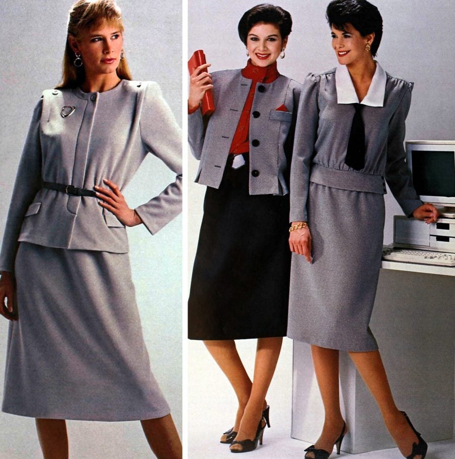 Remember when bold 80s shoulder pads were the ultimate fashion power move? Click Americana