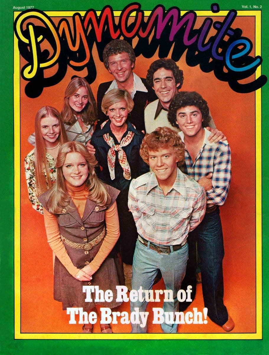 Dynamite magazine had 1970s & 1980s celebrities GenX kids loved: See 60 classic covers here! 2 The return of the Brady Bunch - Dynamite 1977