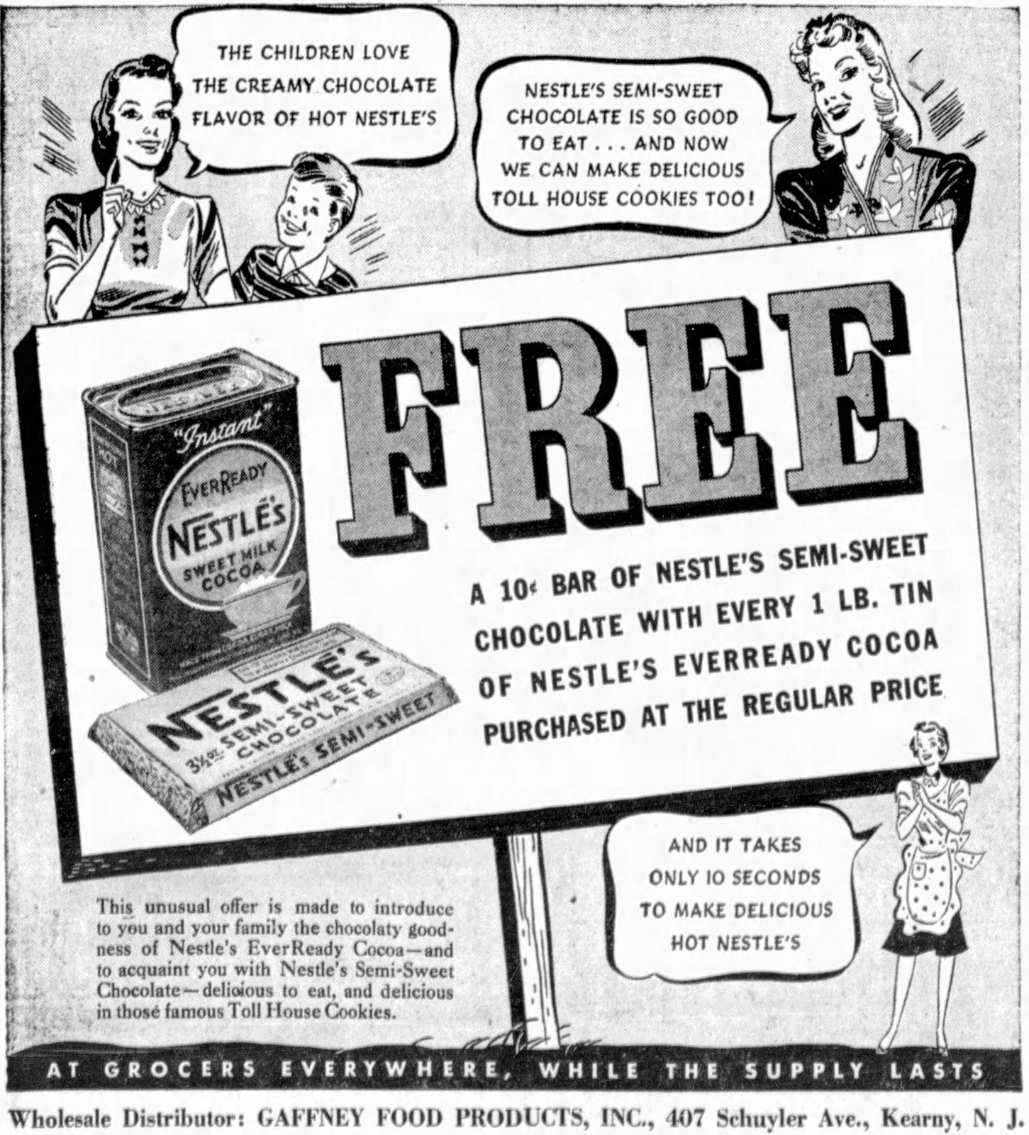 The original Toll House Cookie recipe, plus the famous chocolate chip