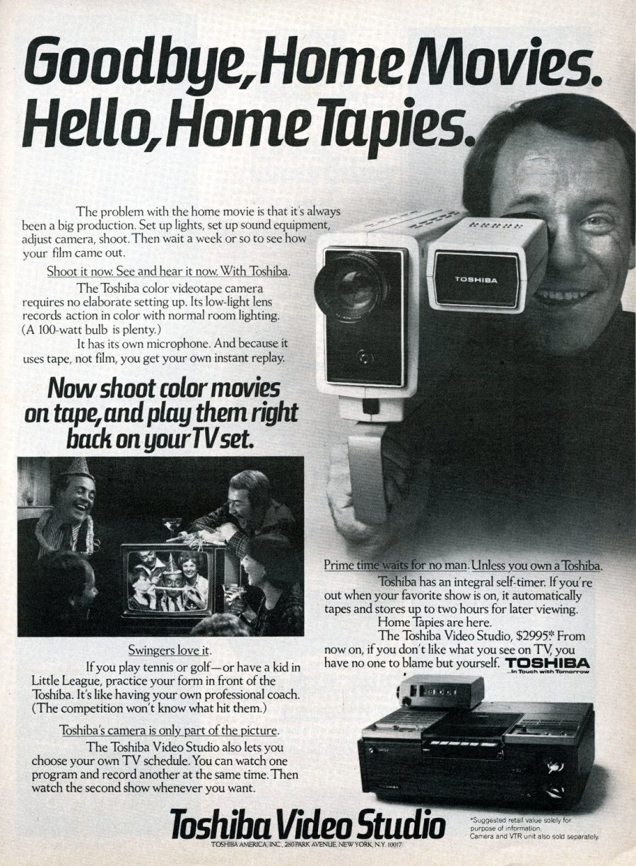 Vintage camcorders revolutionized how we captured memories (1970s1990s