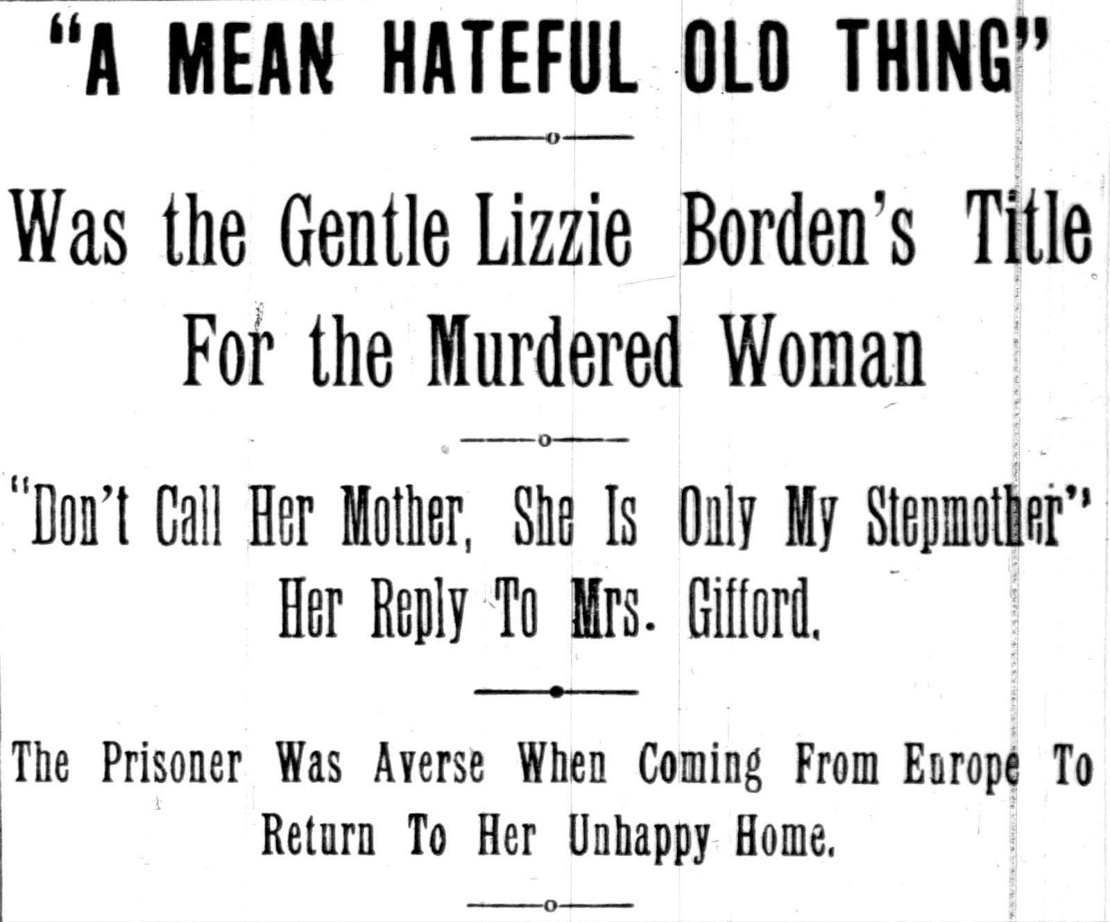 Trial headline from June 14 1893