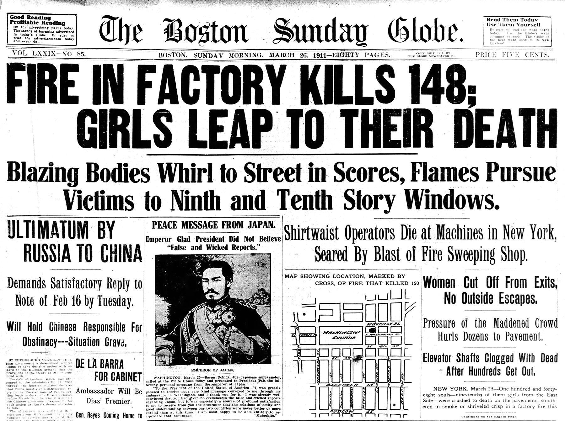 How 146 people died needlessly in the Triangle Shirtwaist Factory fire