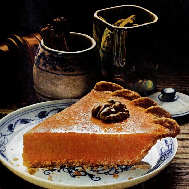 Two classic apple butter pumpkin pie recipes from the '70s