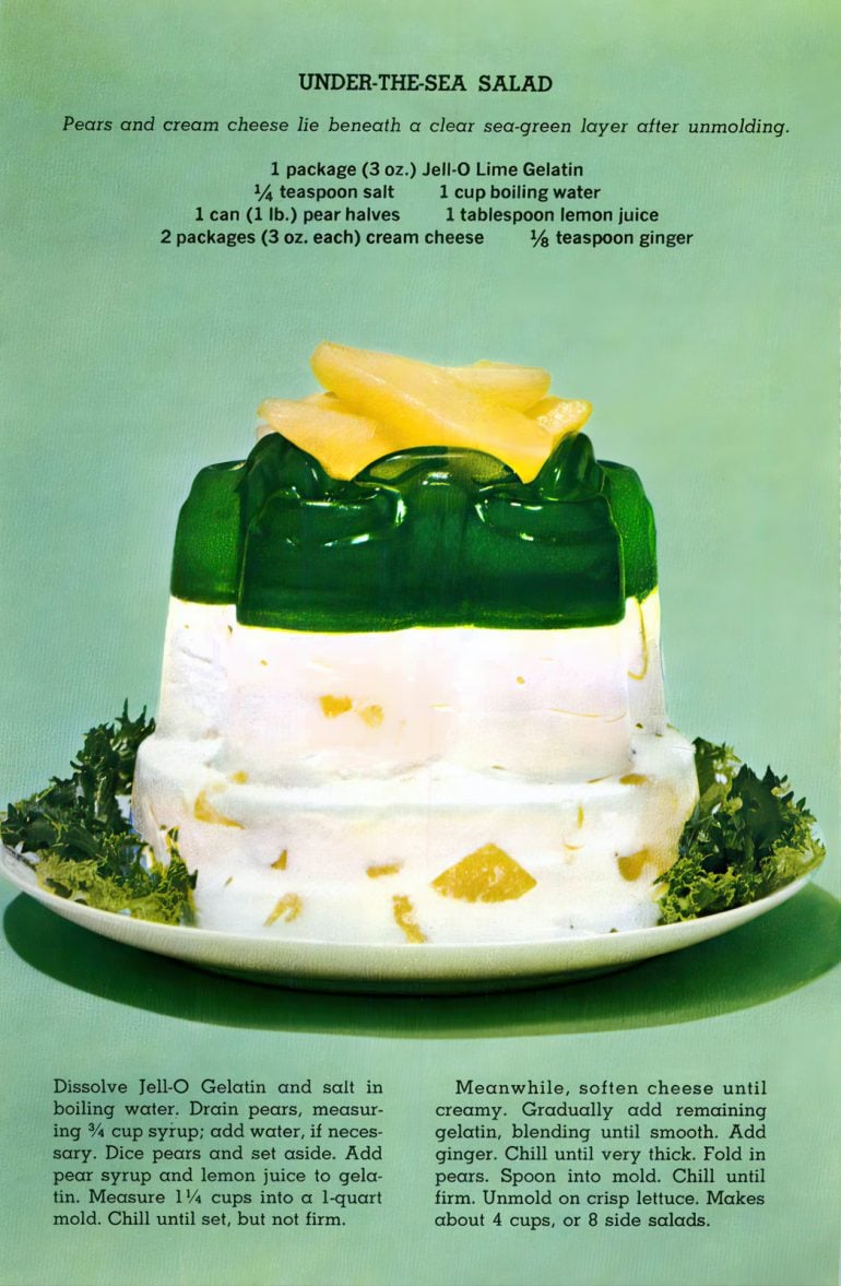 Underthesea JellO salad The popular retro 60s recipe Click Americana
