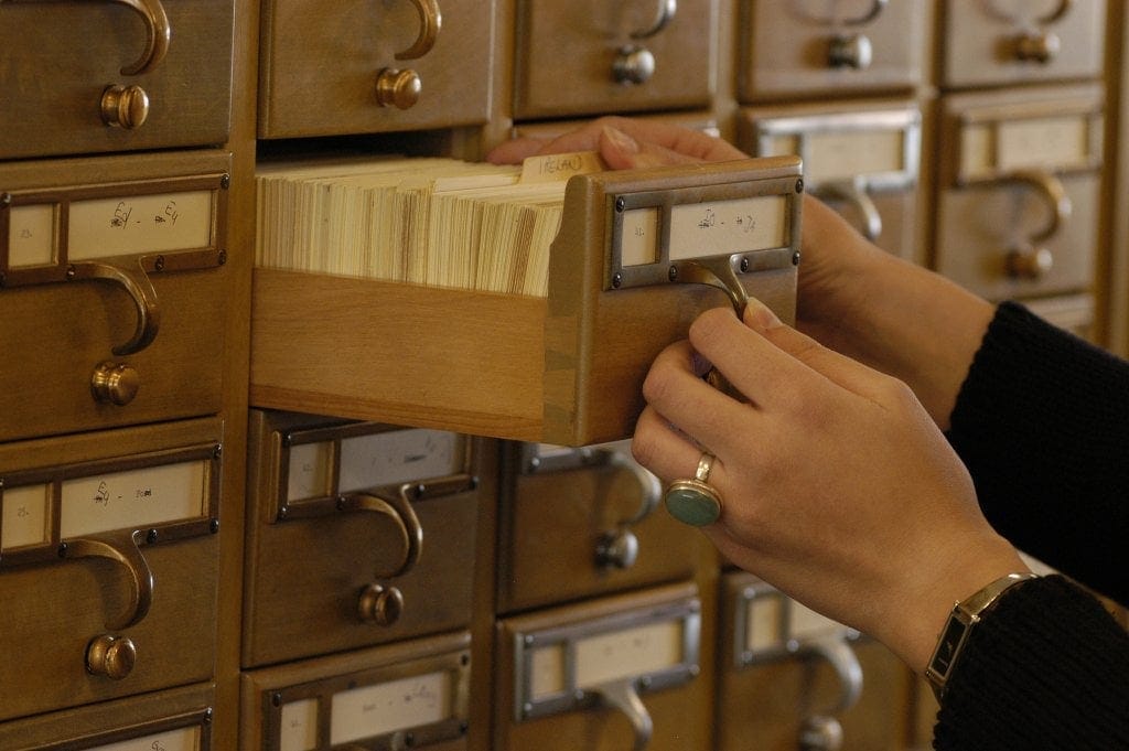 Vintage card catalogs: Still attracting bookworms with their old-school cool (20th century) 10 University of Michigan Library card catalog