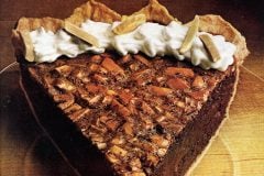 Velvet almond fudge pie (1978)