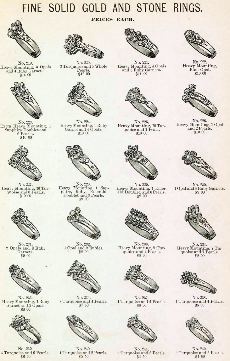 Antique Victorian rings: Vintage jewelry styles for women & men from ...