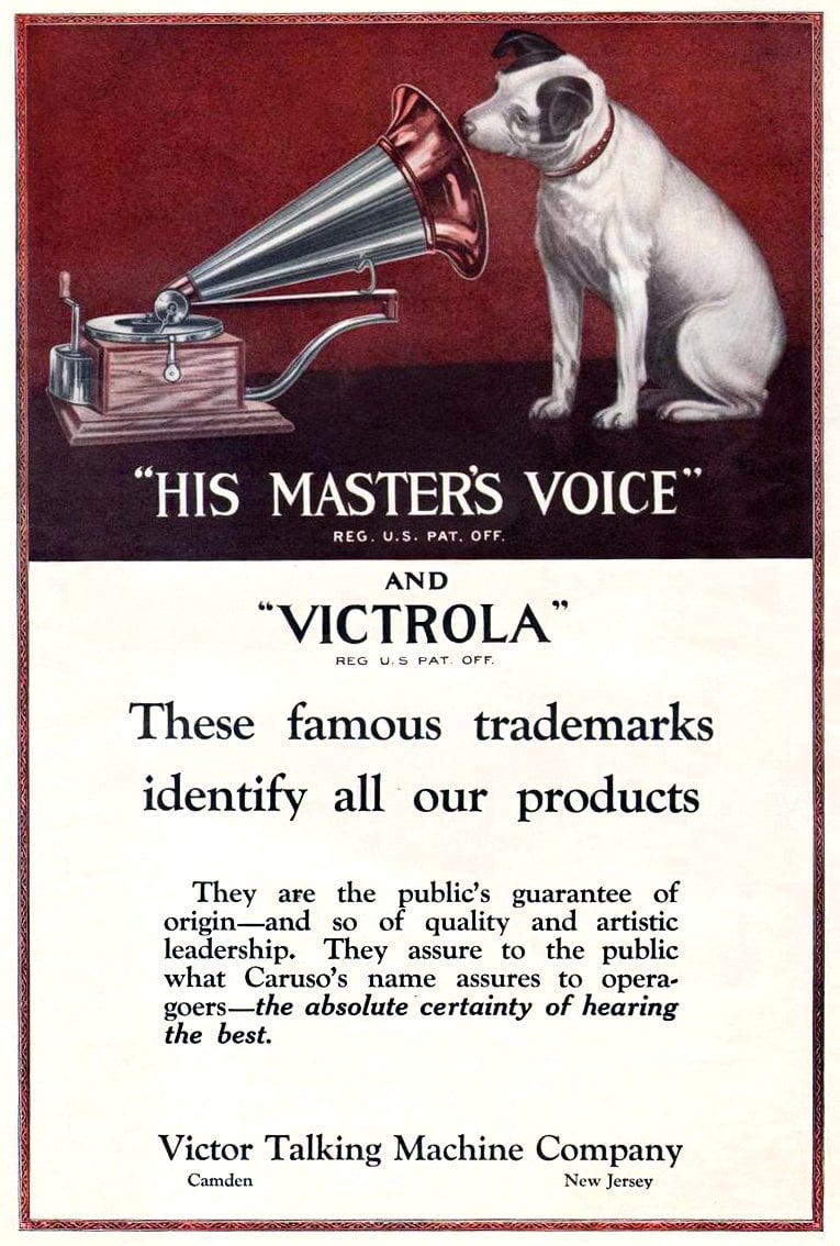 V is for Victrola: The famous record player that turned a brand name into a household word in 1906 3 Victrola - His Master's Voice