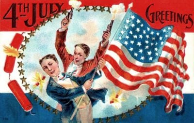 vintage 4th of july postcards