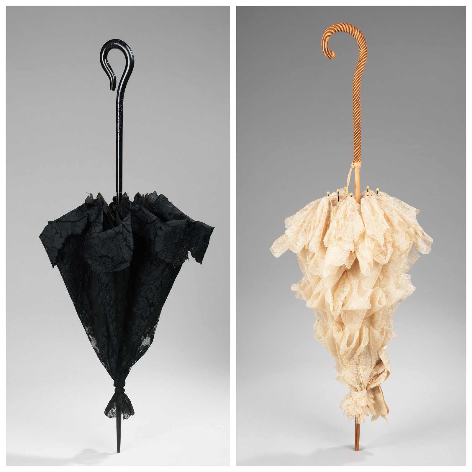 Parasol fever: The obsessive, forgotten world of Victorian sun umbrellas in the 1800s 8 Vintage 1880s parasols - Met Museum photos via ClickAmericana com