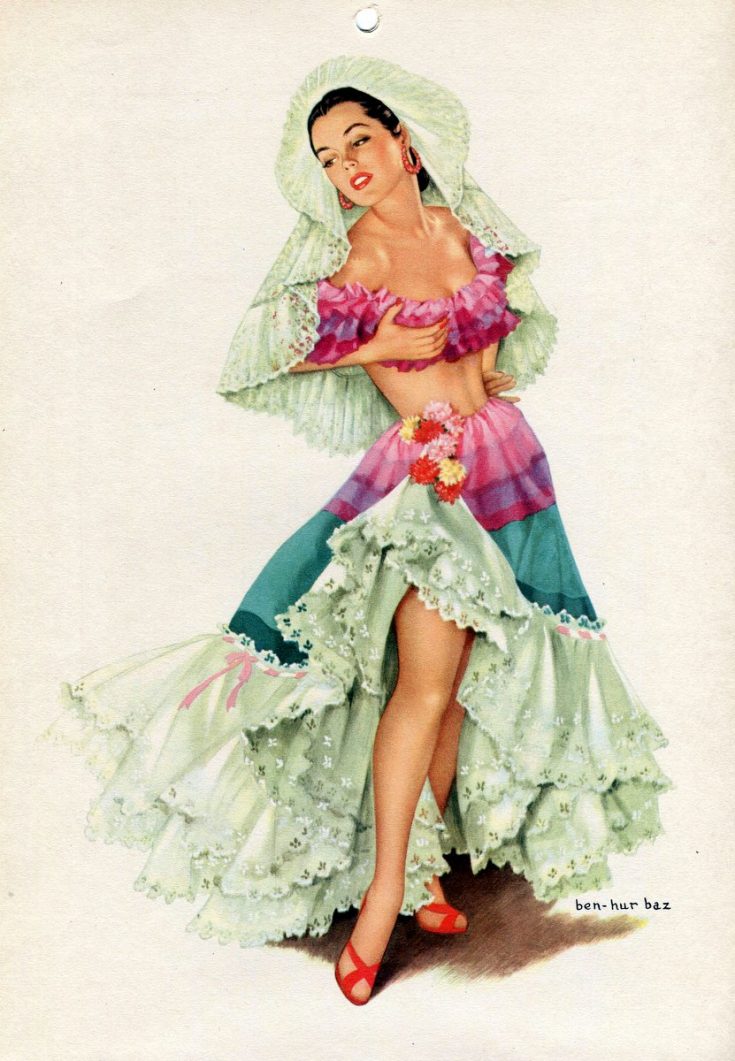 See vintage calendar girls & pin-ups from the '40s & '50s - plus meet ...