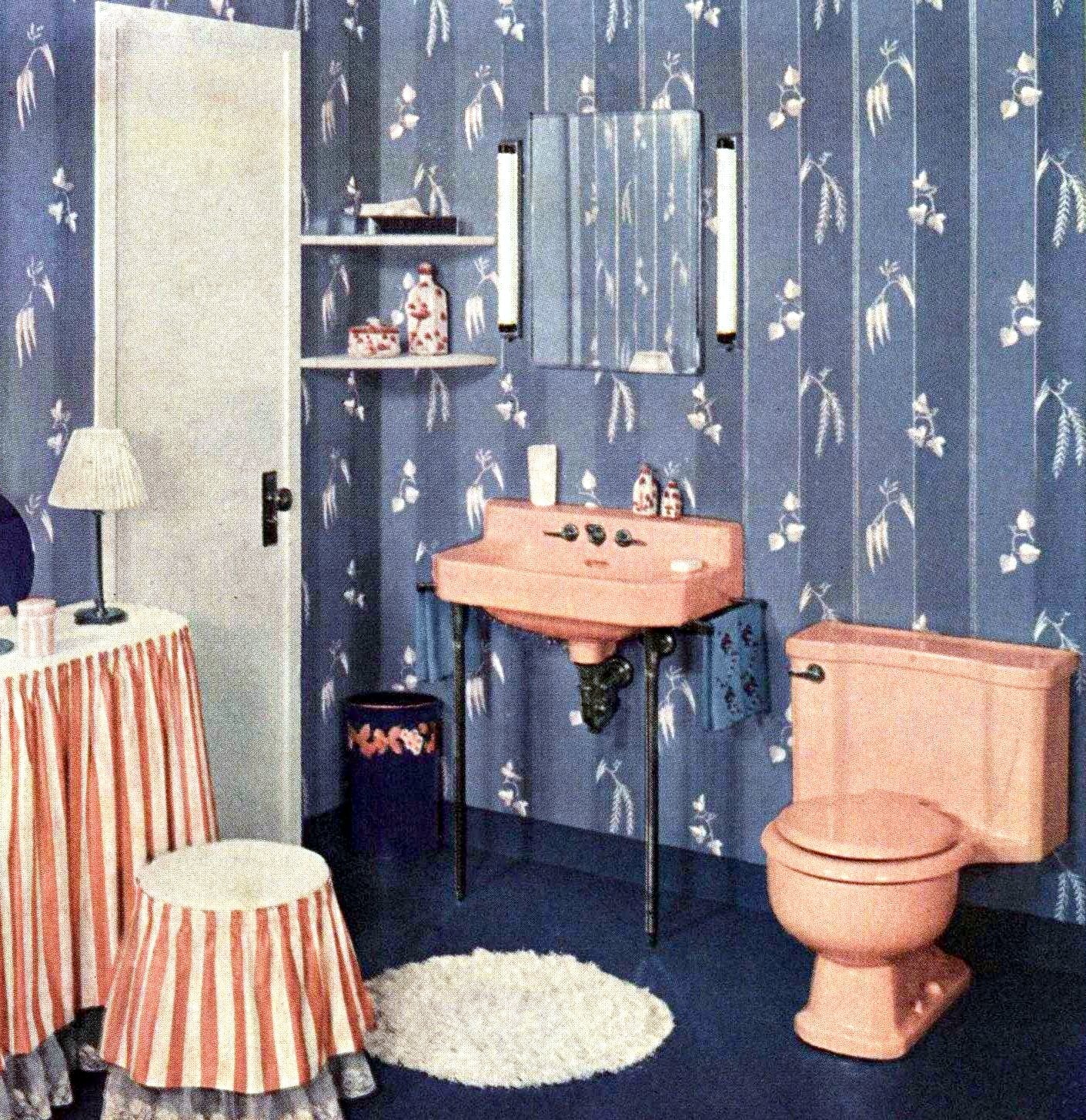 Vintage 1941 Kohler bathroom fixtures via ClickAmericaan com (1)