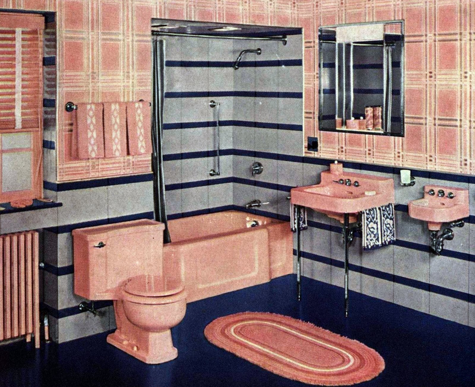 Vintage 1941 Kohler bathroom fixtures via ClickAmericaan com (2)