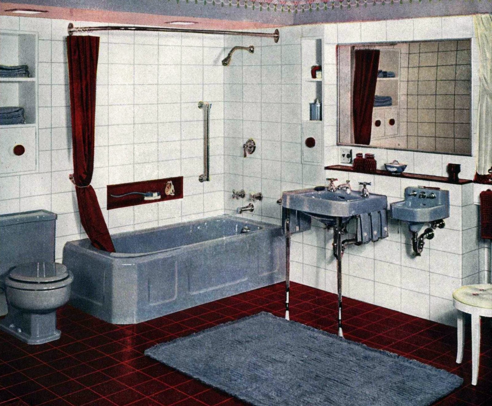 Vintage 1941 Kohler bathroom fixtures via ClickAmericaan com (3)