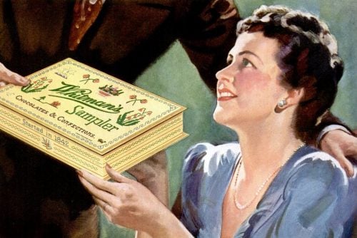Vintage 1942 Whitman's chocolates for Mother's Day at ClickAmericana com