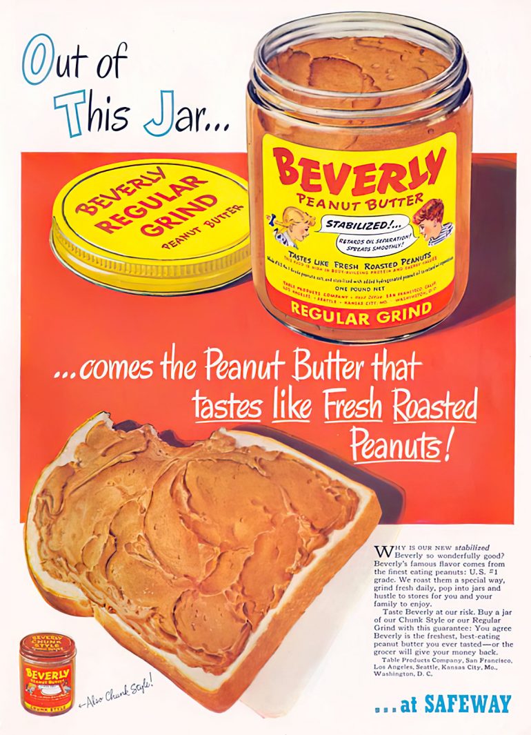 Vintage peanut butter brands How many kinds of crunchy & smooth