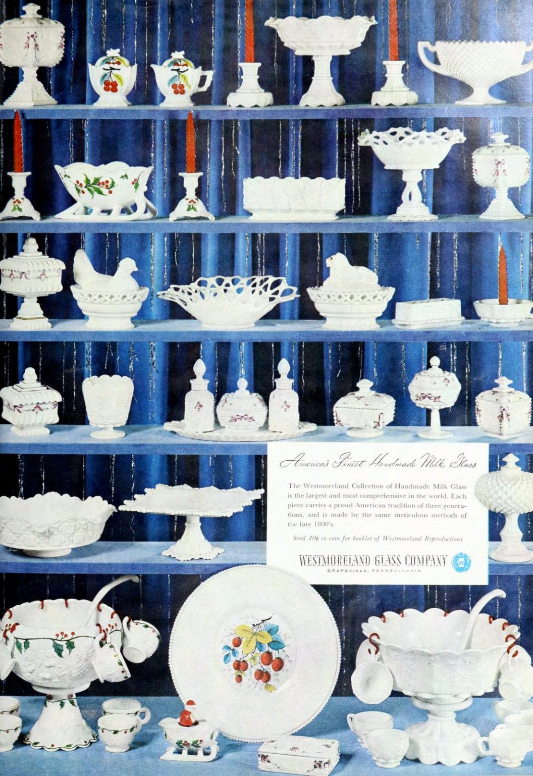 Westmoreland milk glass is trending again! Check out these