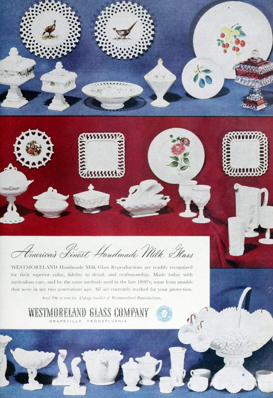 Westmoreland milk glass is trending again! Check out these