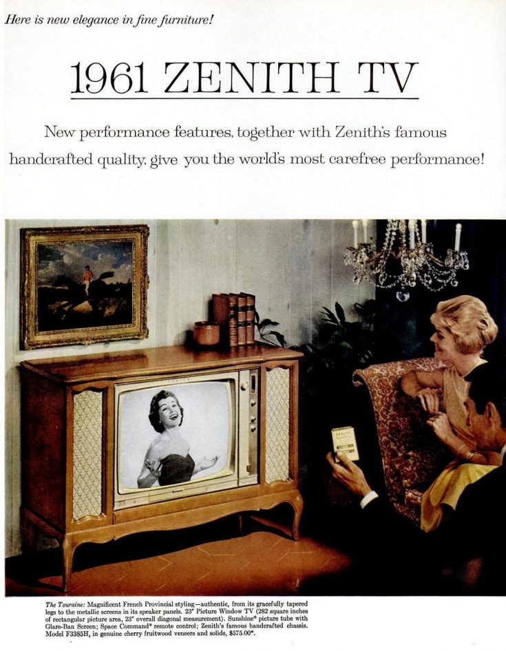 Vintage Zenith 'Space Command' TV remote controls from the '50s & '60s