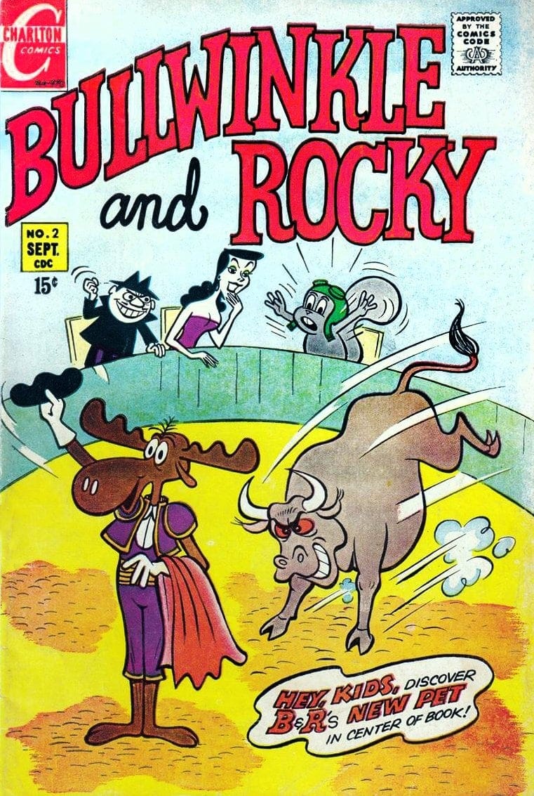 Rocky and Bullwinkle: How a moose & squirrel became TV's sneakiest, funniest satirists (1959-64) 6 Vintage 1960s Bullwinkle and Rocky comic book cover