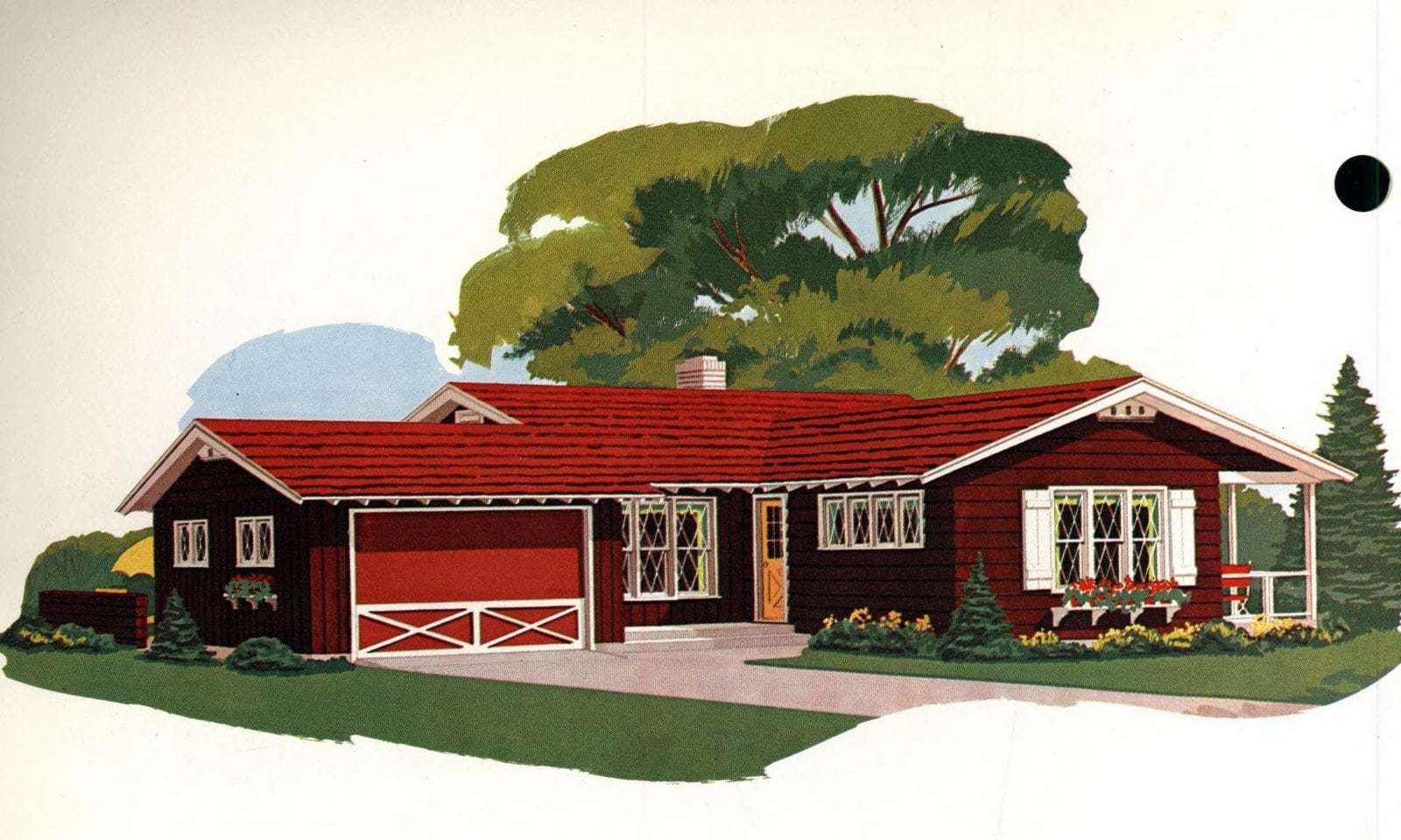 Vintage 1960s home plan 6135 (1)